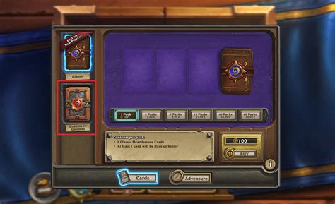 Hearthstone GvG 150 Packs